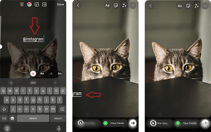 تگ مخفی در استوری اینستاگرام
