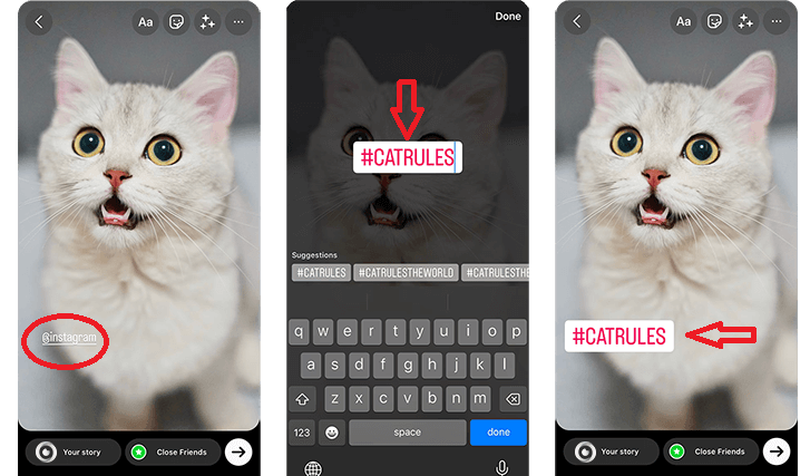 تگ مخفی در استوری اینستاگرام