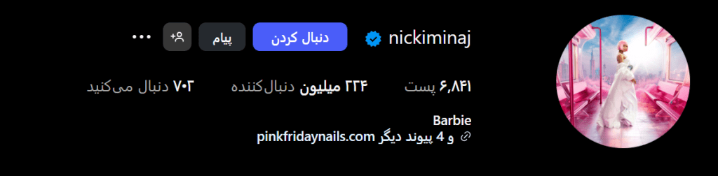 معروف ترین پیج های خارجی اینستاگرام