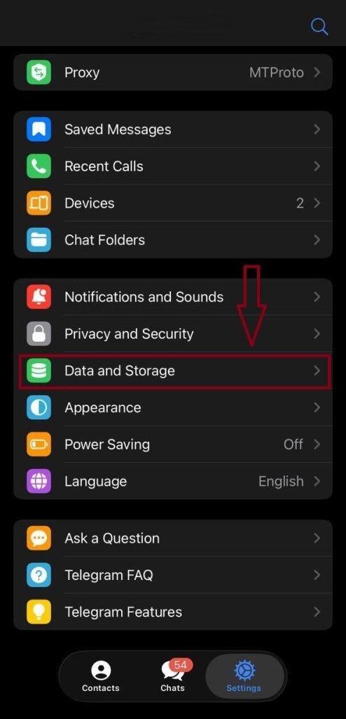 غیرفعال کردن دانلود خودکار تلگرام