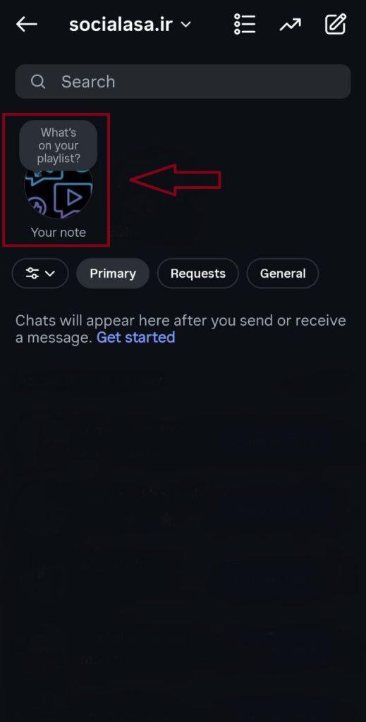 فعال سازی موزیک نوت اینستاگرام