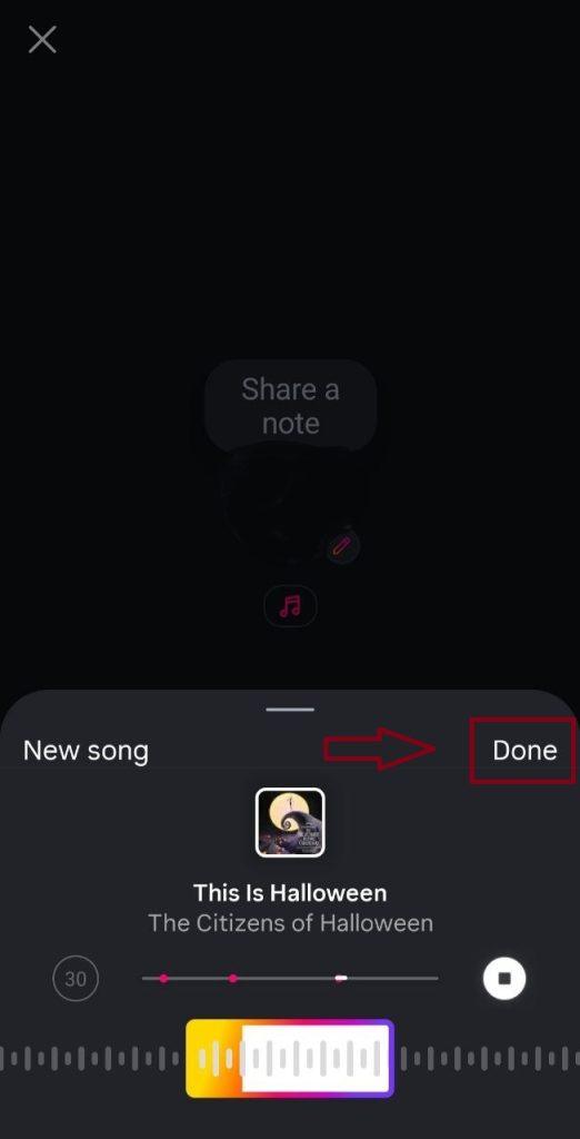 فعال سازی موزیک نوت اینستاگرام
