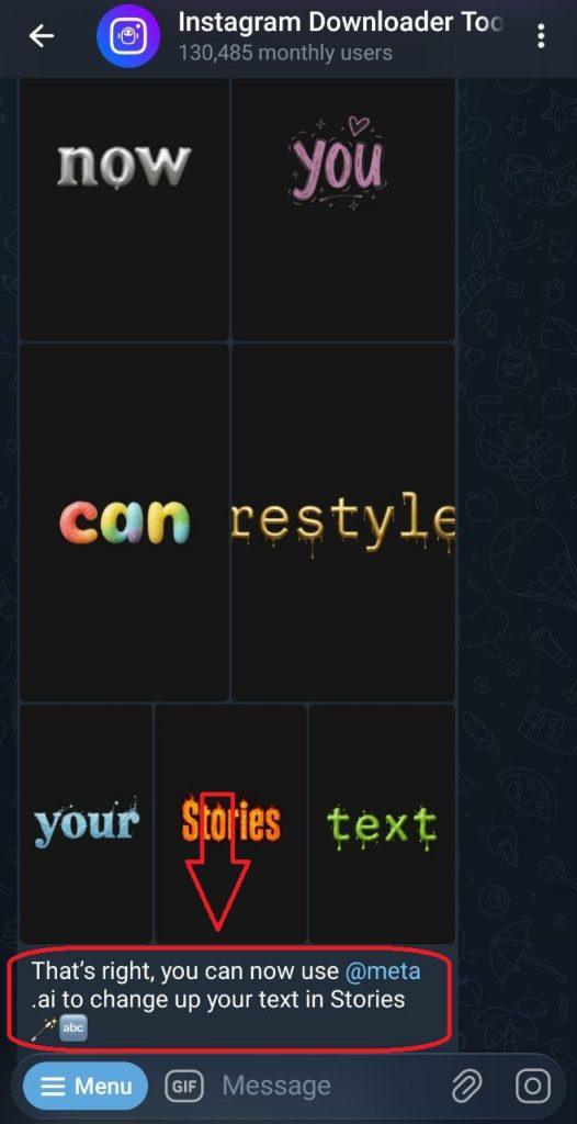 ربات دانلود کپشن از اینستاگرام