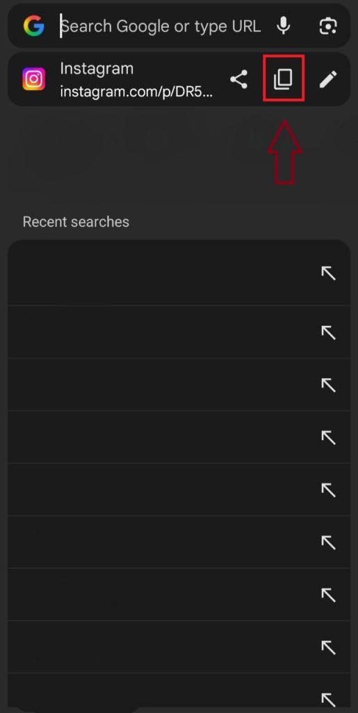 آموزش کپی کردن لینک کامنت اینستاگرام