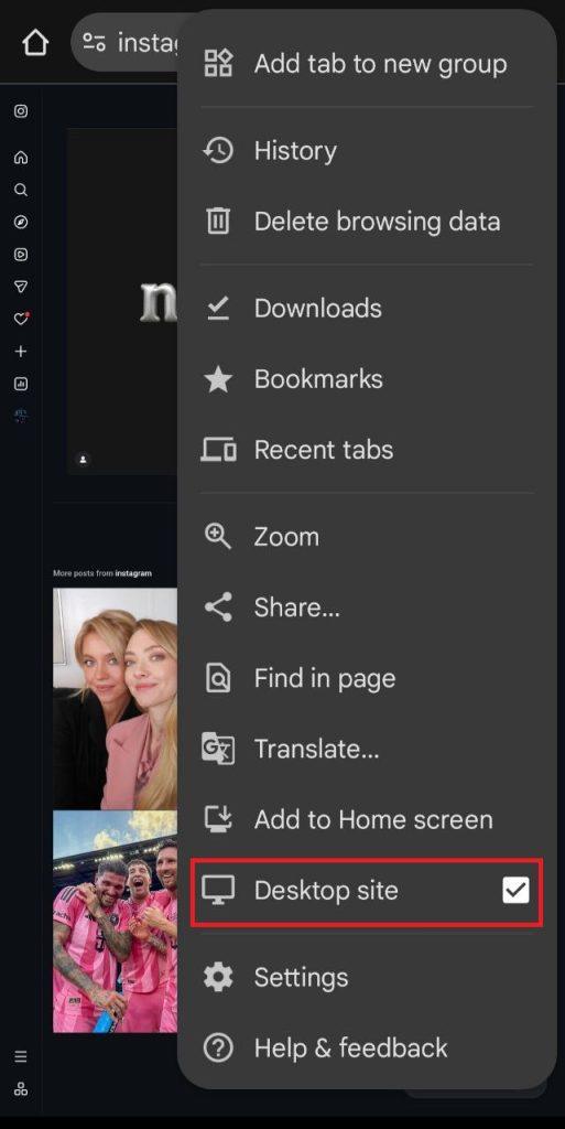 آموزش کپی کردن لینک کامنت اینستاگرام