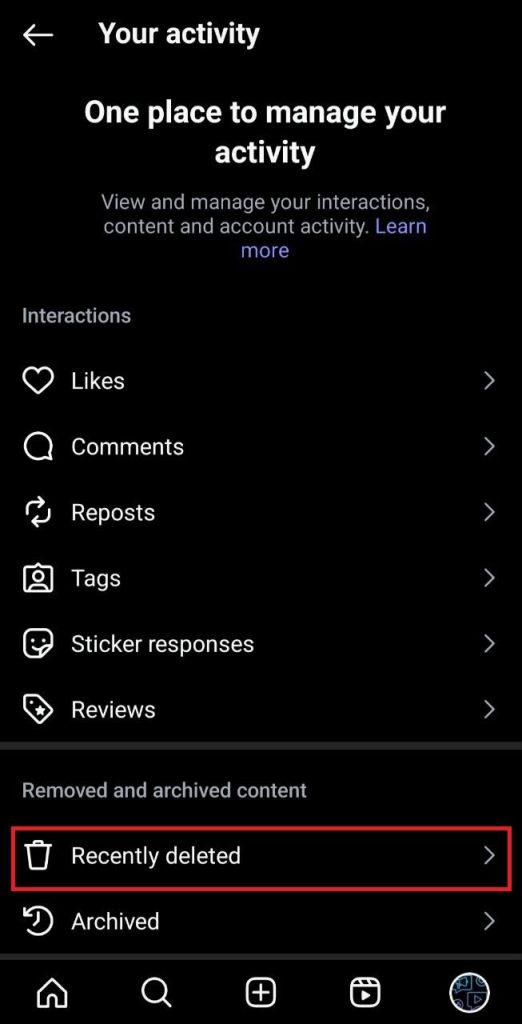 روش برگرداندن پست های پاک شده در اینستاگرام